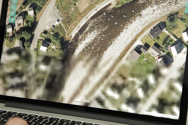 Aerial shot of a landscape